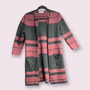 Black and Maroon  Cardigan